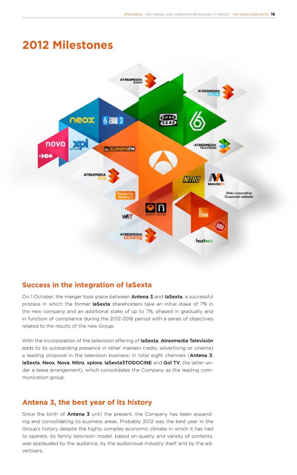 Informe Anual Y De Responsabilidad Corporativa 2012