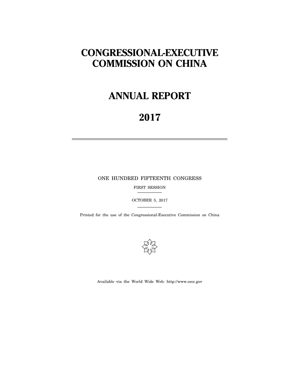 Congressional-Executive Commission on China