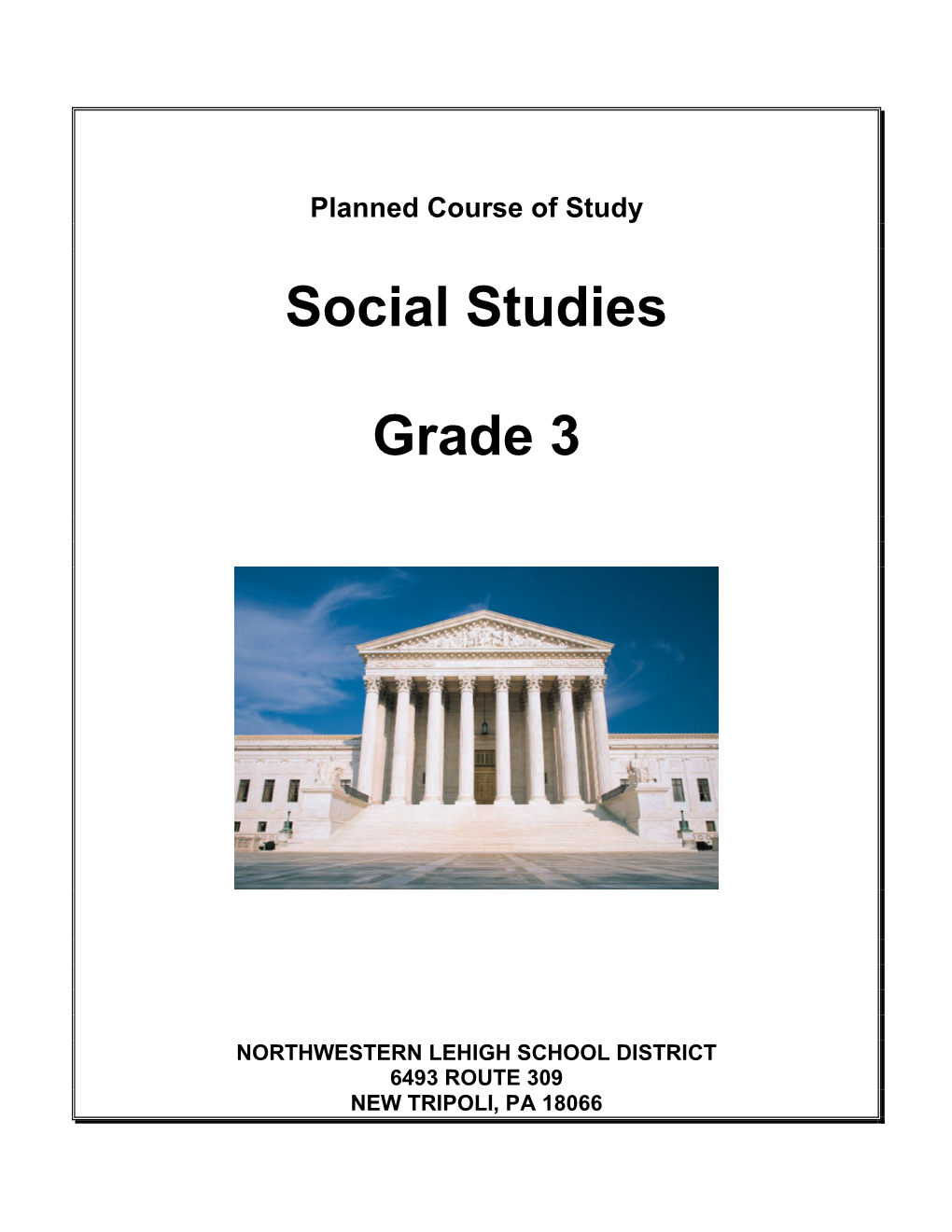 Social Studies Grade 3