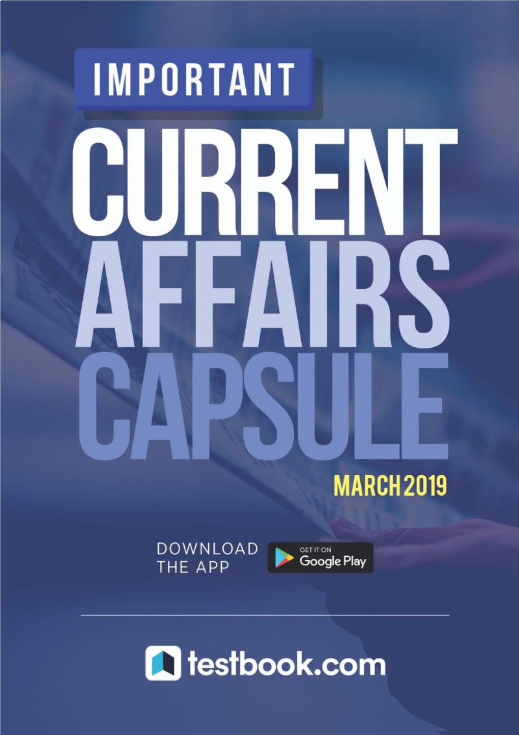 Current Affairs Monthly Capsule I February 2019