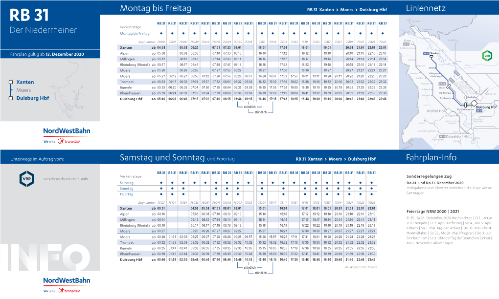 Montag Bis Freitag Samstag Und Sonntag Und Feiertag Fahrplan-Info