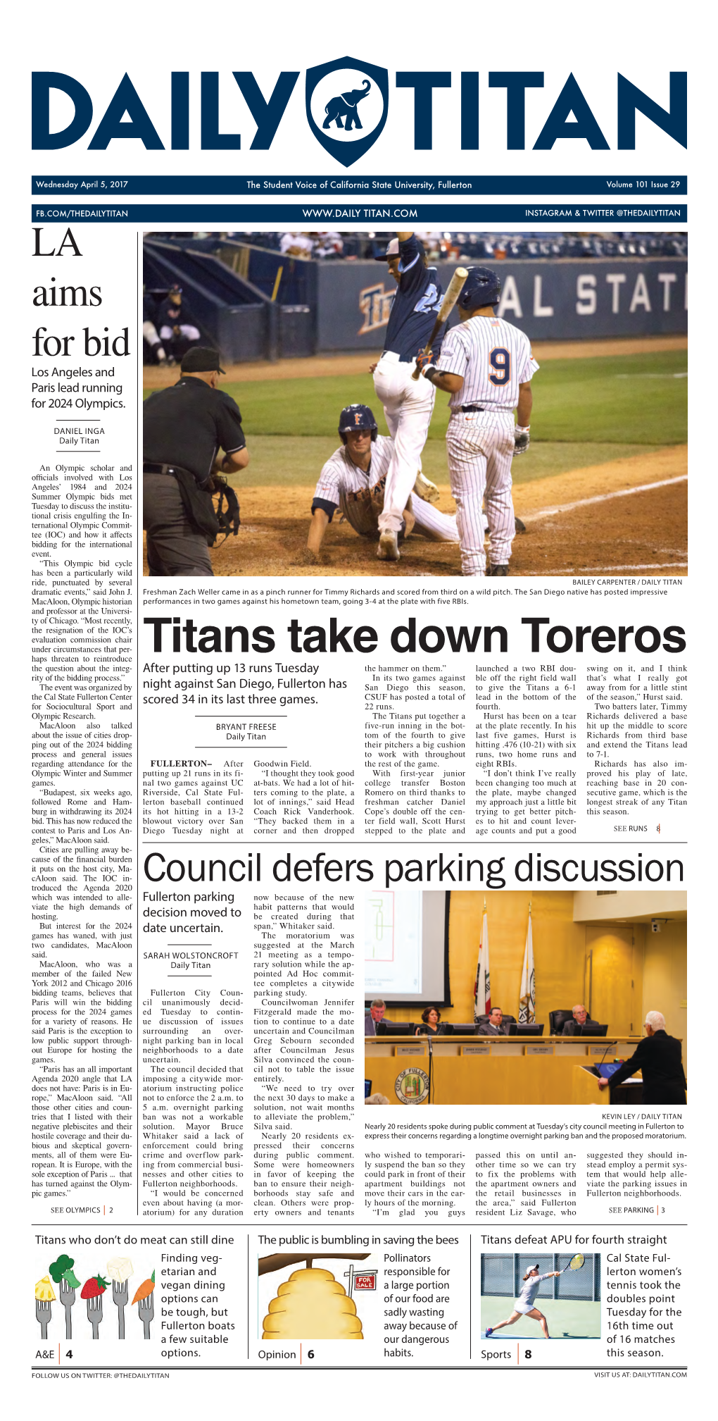 Titans Take Down Toreros