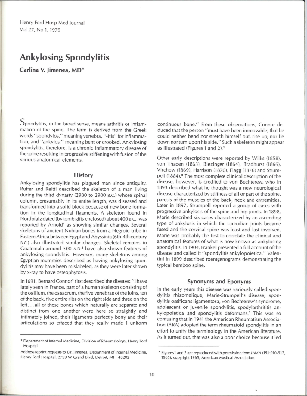 Ankylosing Spondylitis