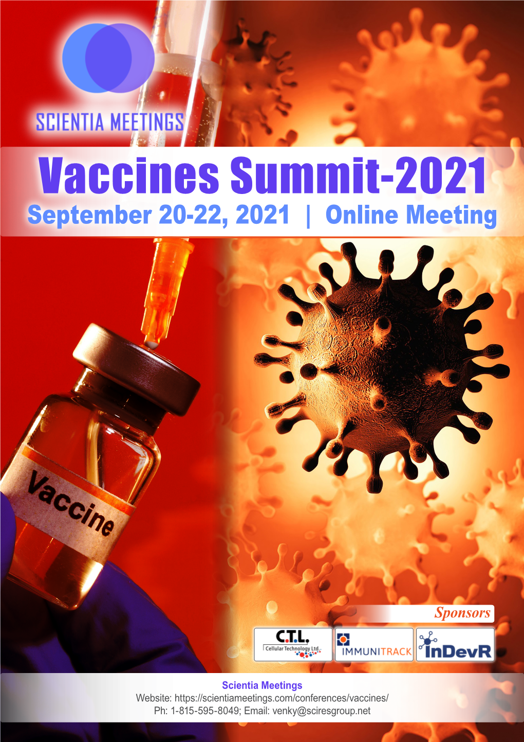 Vaccines Summit-2021 September 20-22, 2021 | Online Meeting