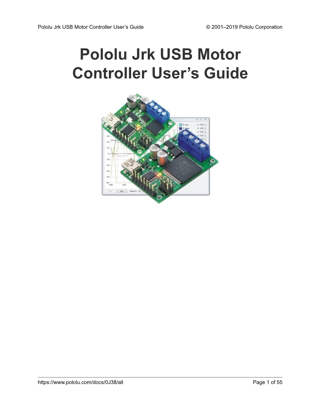 Pololu Jrk USB Motor Controller User's Guide