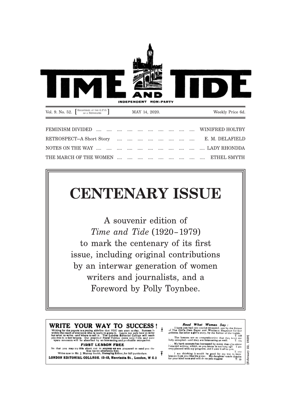 Centenary Issue