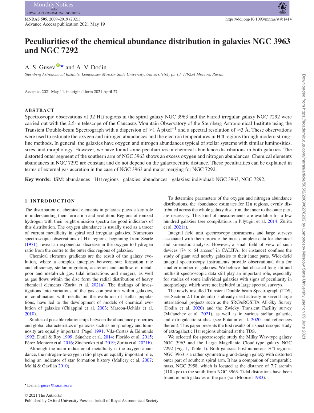 Peculiarities of the Chemical Abundance Distribution in Galaxies NGC 3963 and NGC 7292