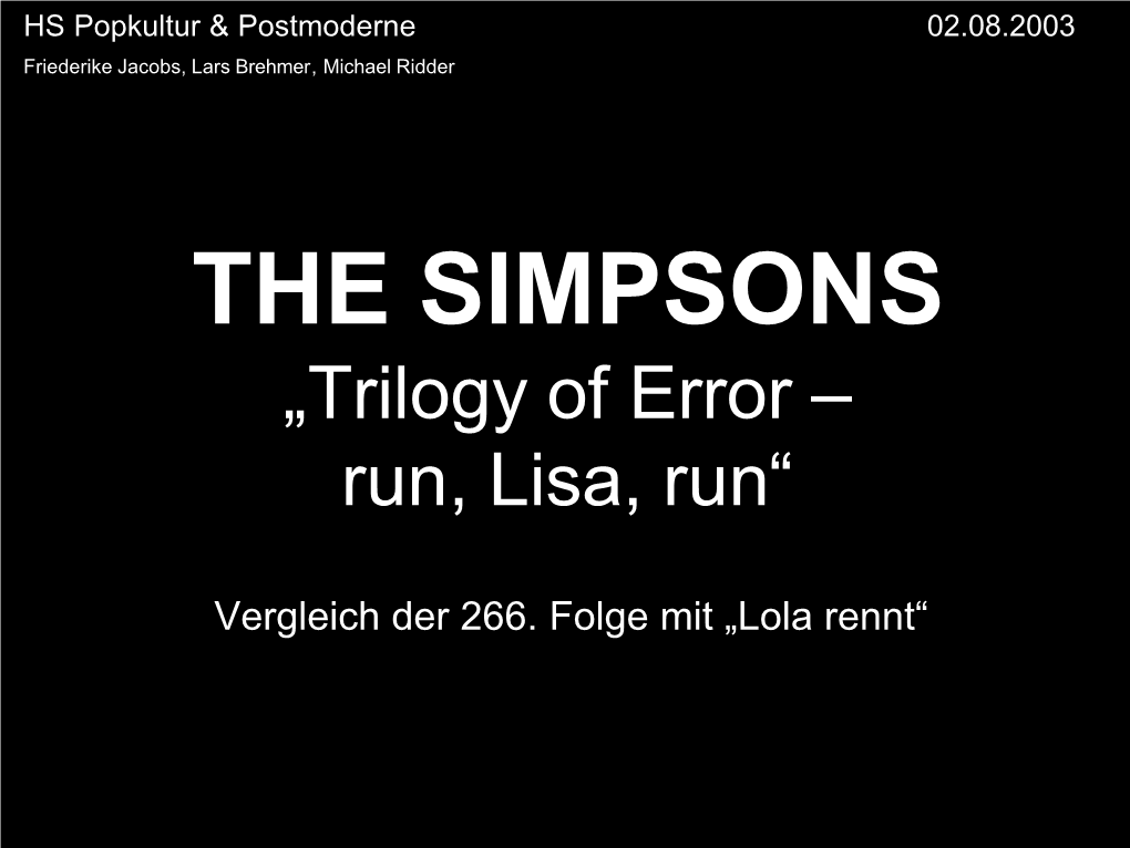 Präsentation Simpsons