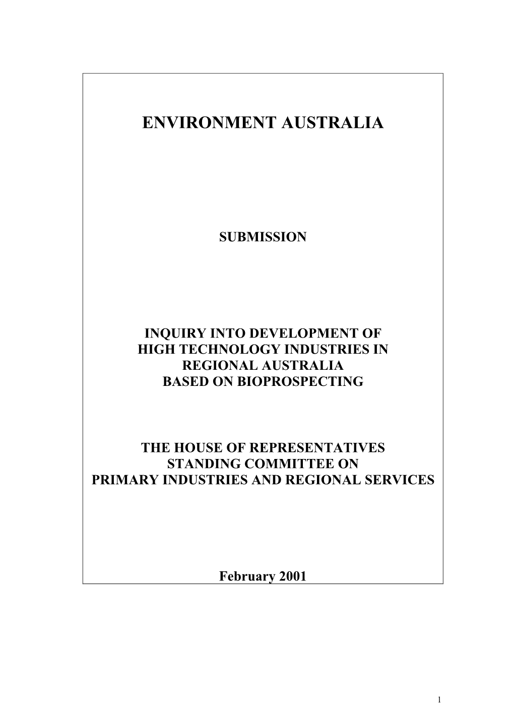 Environment Australia