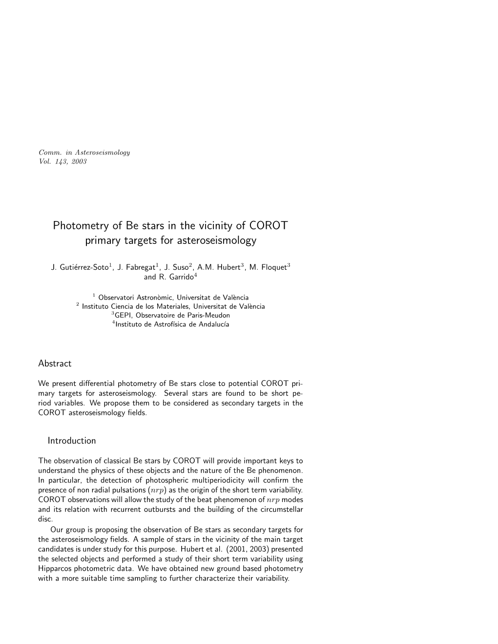 Photometry of Be Stars in the Vicinity of COROT Primary Targets for Asteroseismology