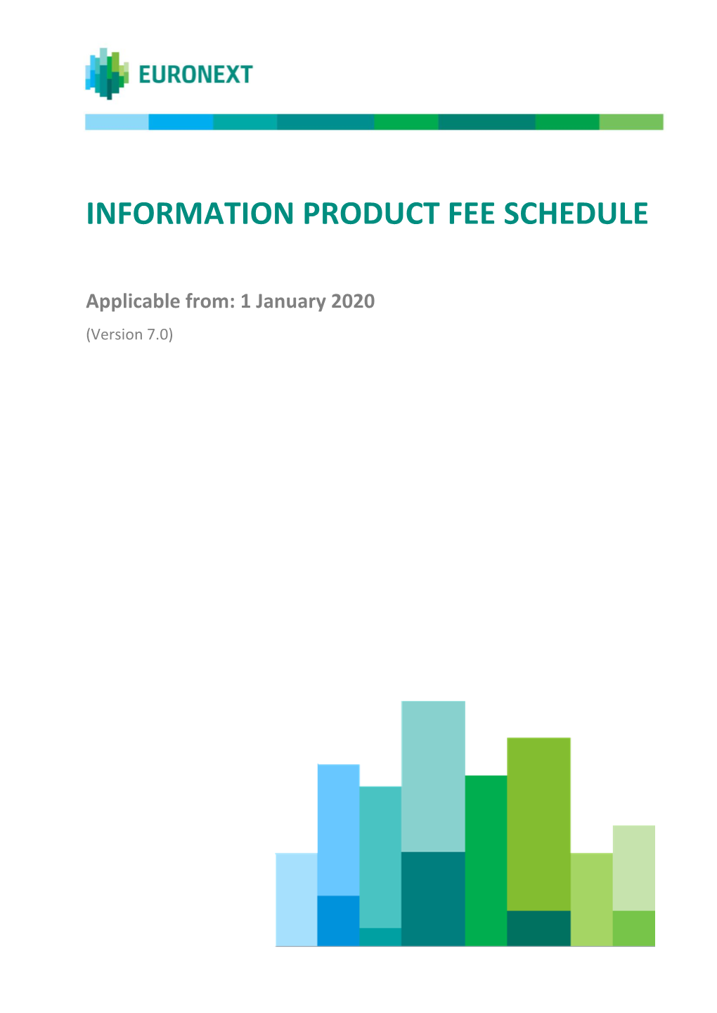 Information Product Fee Schedule