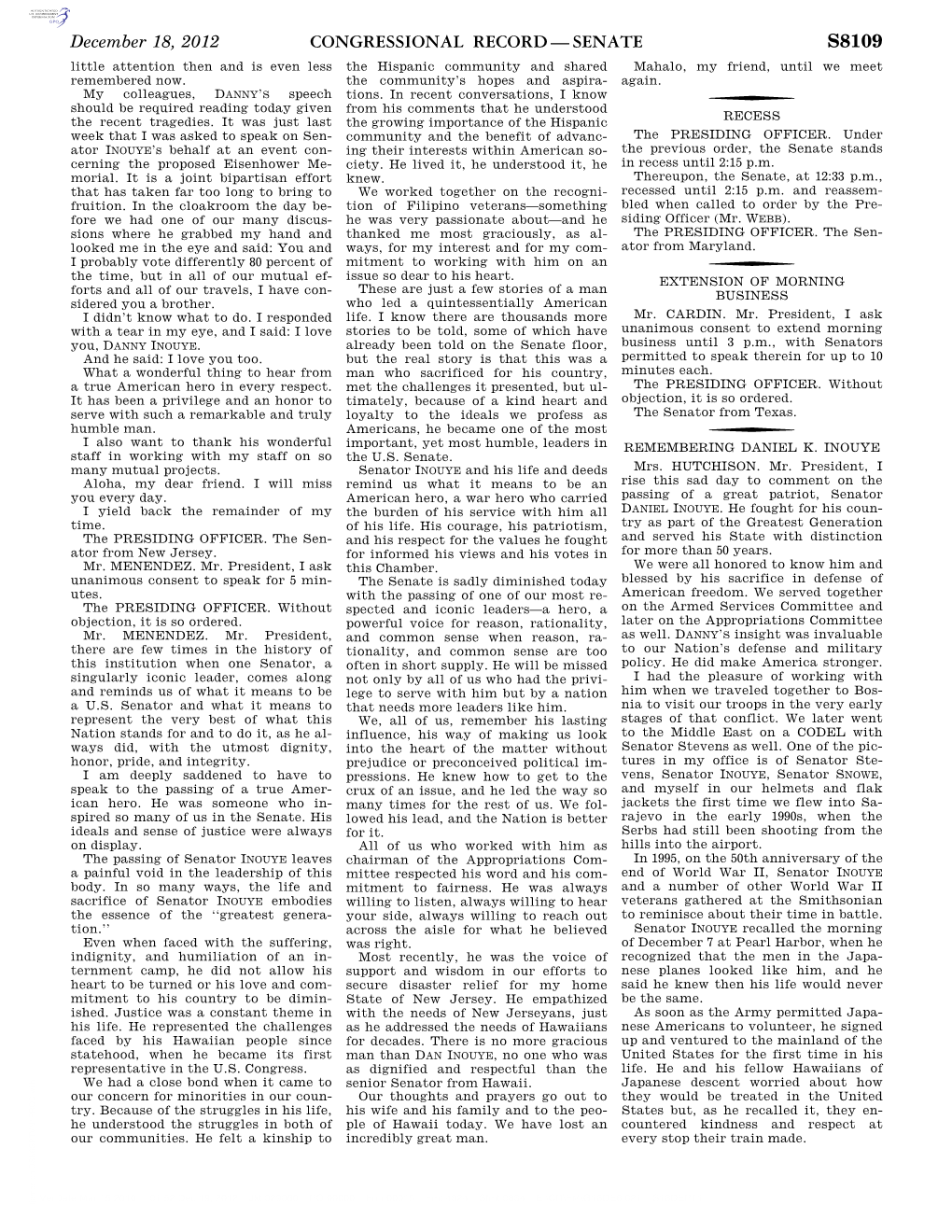 Congressional Record—Senate S8109