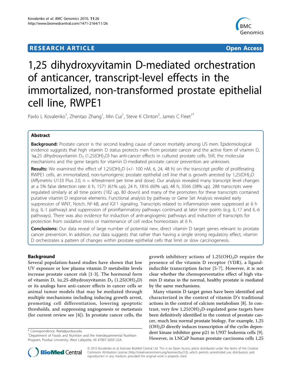 1,25 Dihydroxyvitamin D-Mediated Orchestration of Anticancer