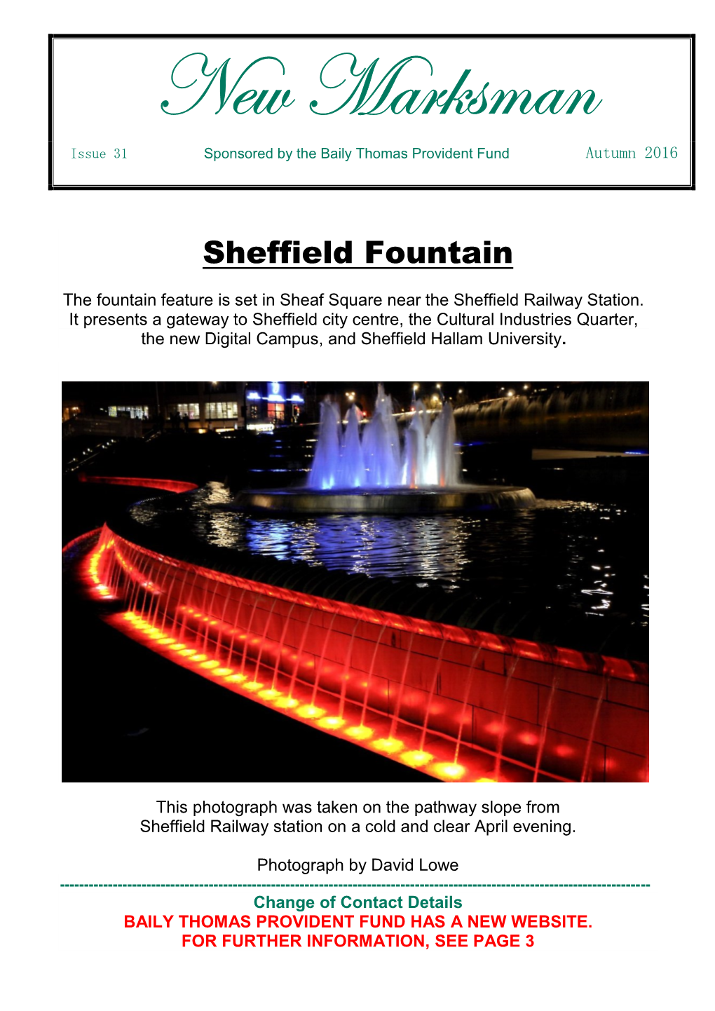 Sheffield Fountain