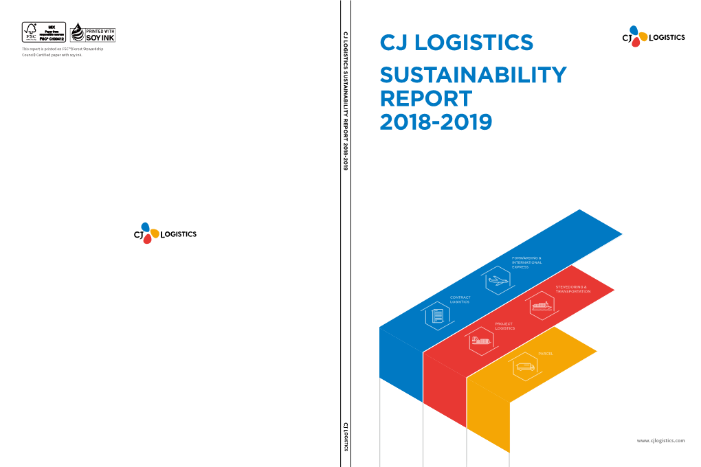 Cj Logistics Sustainability Report 2018-2019