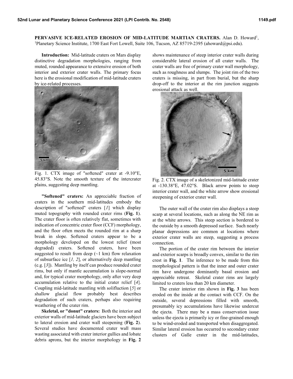 Pervasive Ice-Related Erosion of Mid-Latitude Martian Craters