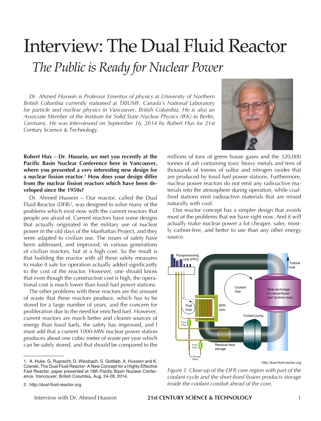 Interview: the Dual Fluid Reactor the Public Is Ready for Nuclear Power