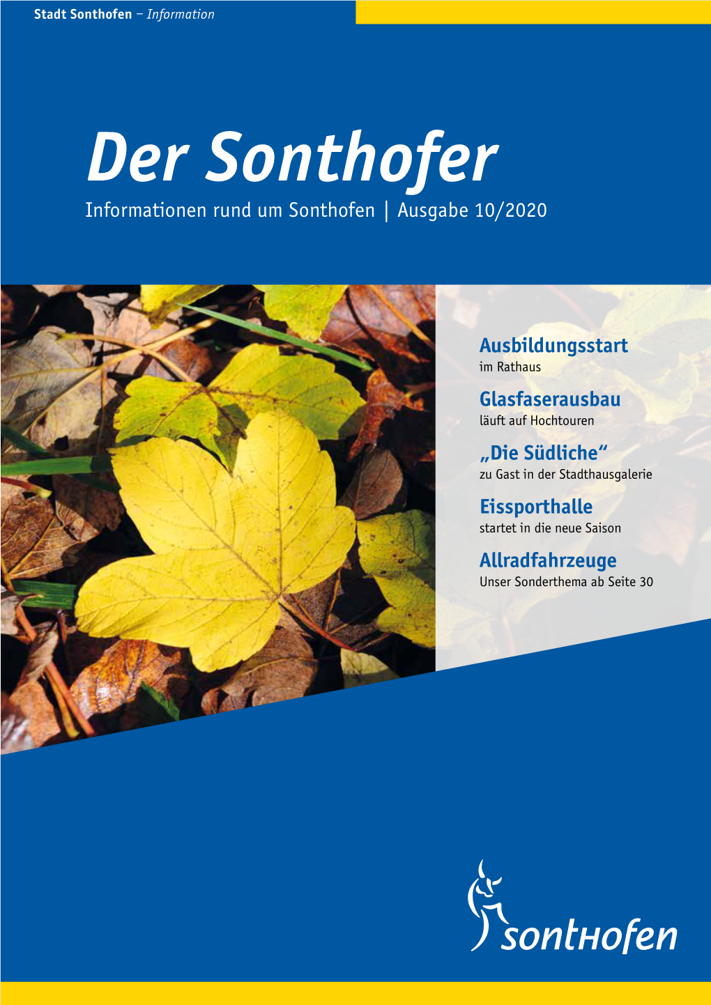 Sonthofer Informationen Rund Um Sonthofen | Ausgabe 10/2020