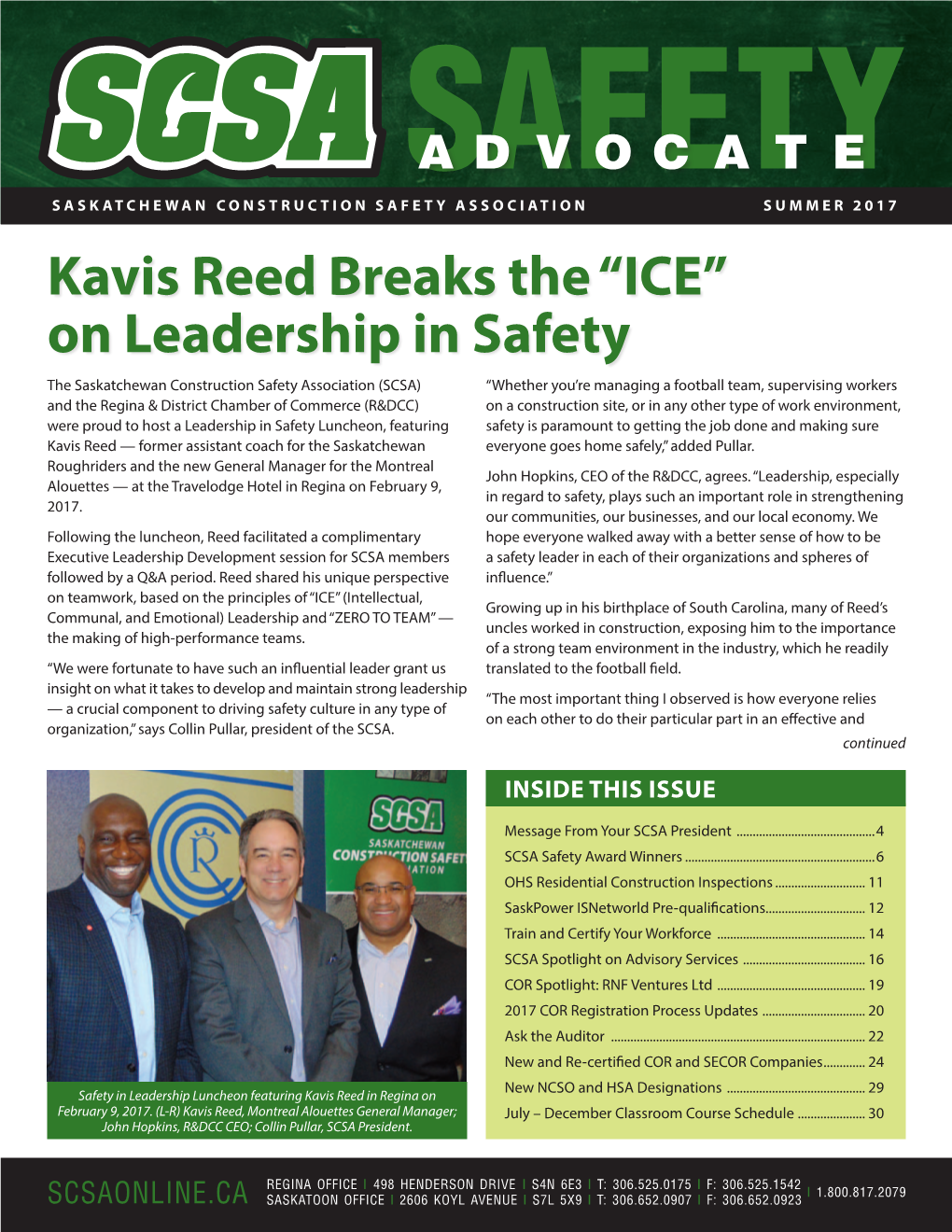Kavis Reed Breaks the “ICE” on Leadership in Safety