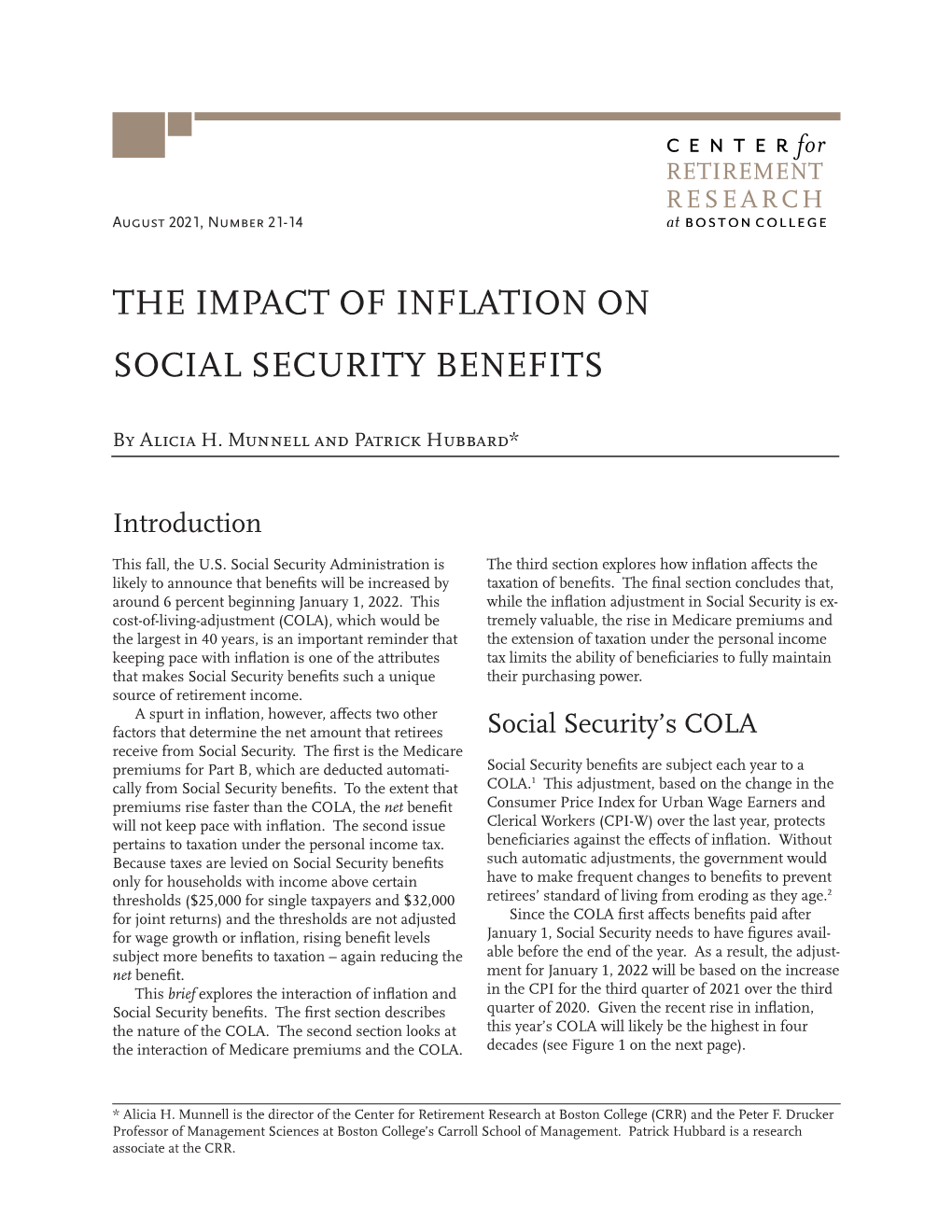 The Impact of Inflation on Social Security Benefits