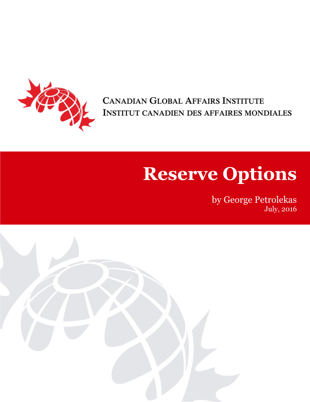 Reserve Options