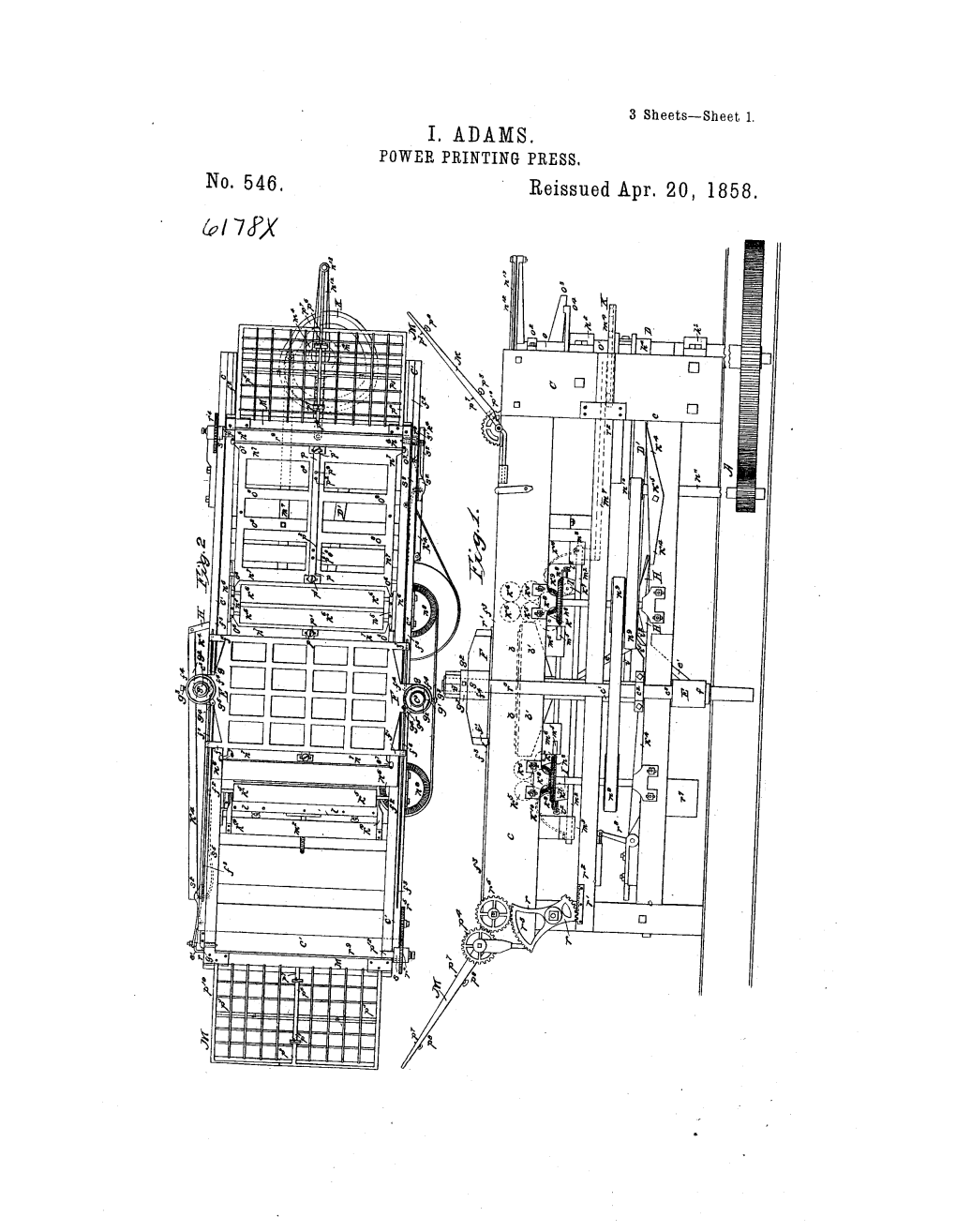 I, Adams. Power Printing Press