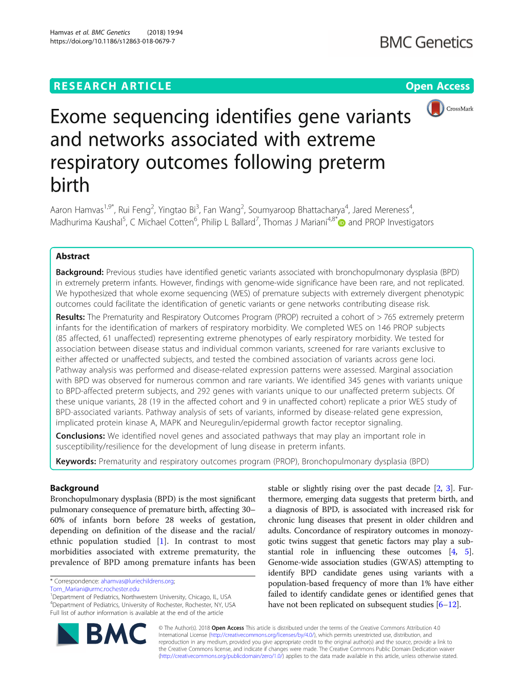 Exome Sequencing Identifies Gene Variants And