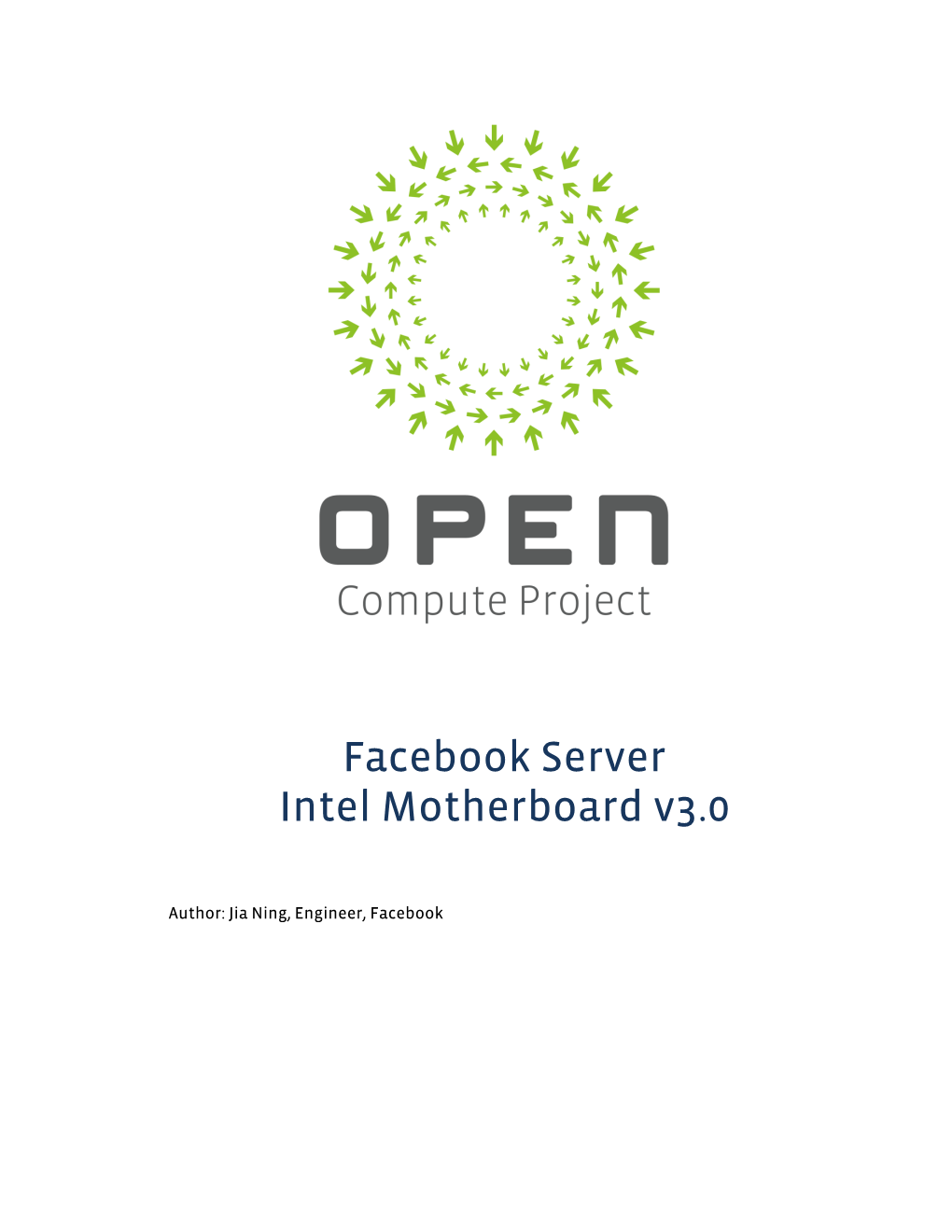 Facebook Server Intel Motherboard V3.0