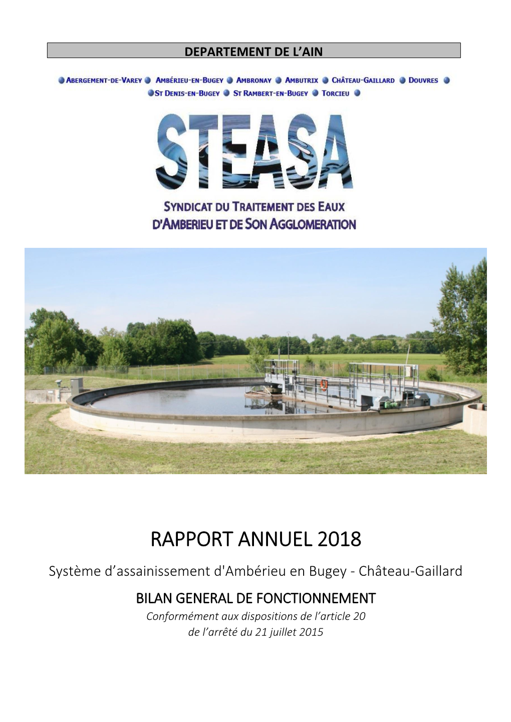 Rapport Annuel 2018