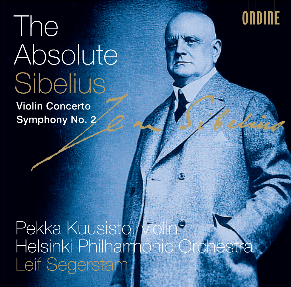 Jean Sibelius (1865–1957) Sibelius Sibelius Violin Concerto Violin Concerto in Dminor,Op