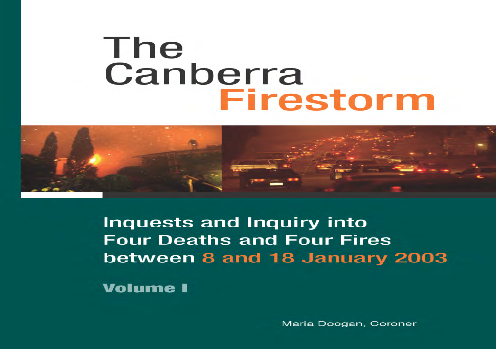 The Canberra Firestorm