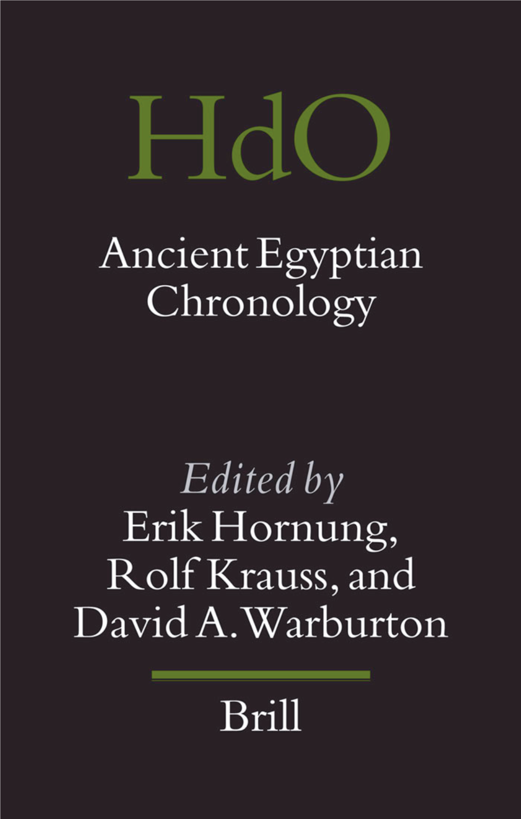 Ancient Egyptian Chronology.Pdf