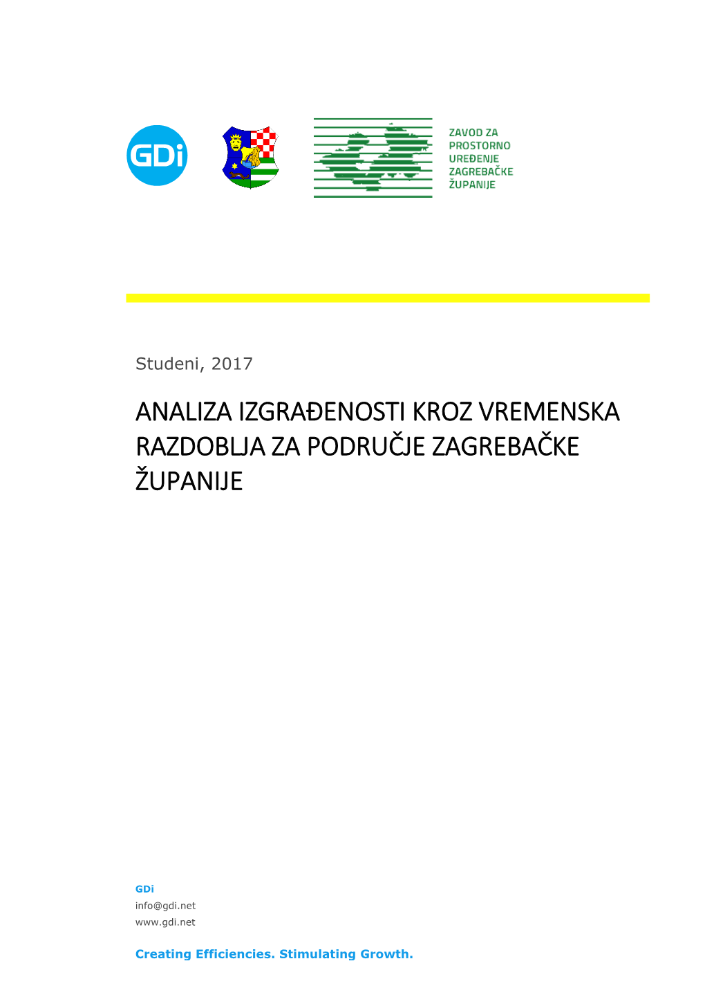 Analiza Izgrađenosti Kroz Vremenska Razdoblja Za Područje Zagrebačke Županije