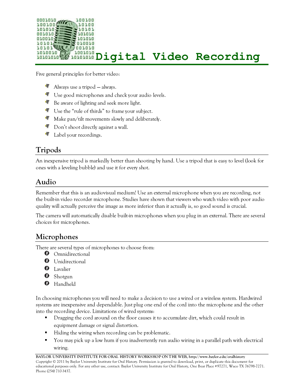 Digital Video Recording