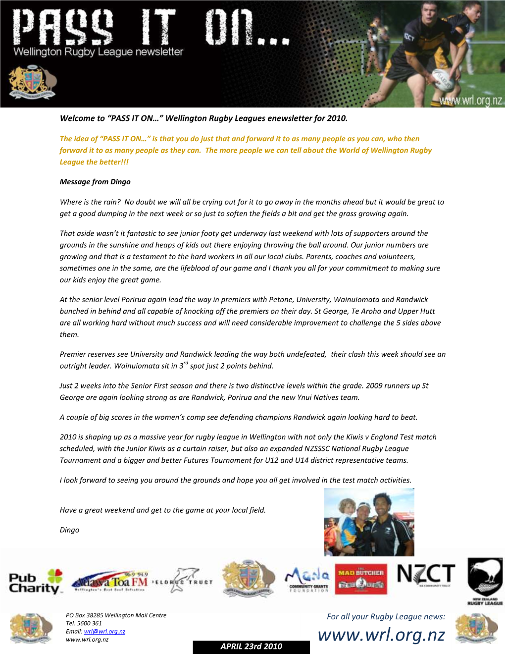 Wellington Women's Rugby League Representative Trial