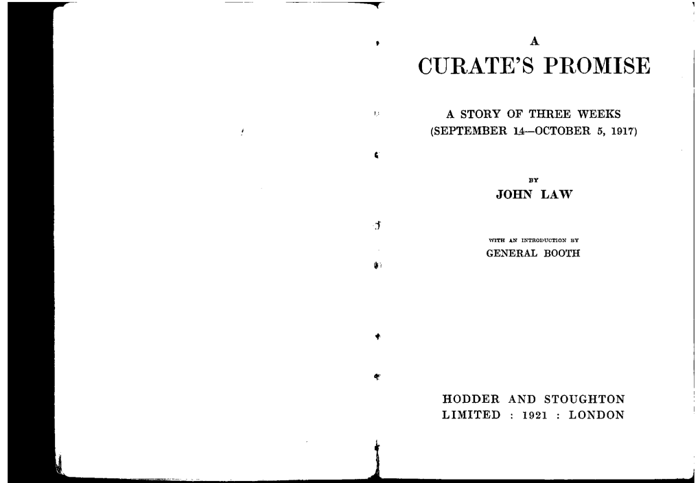 Curate's Promise