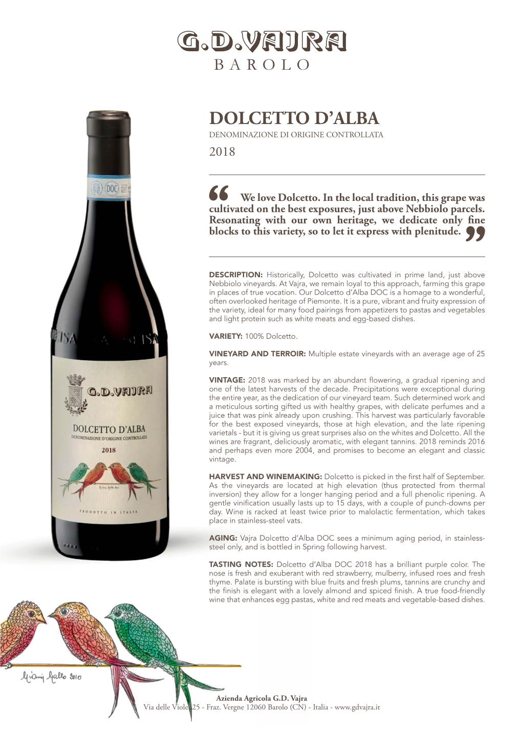 Dolcetto D'alba