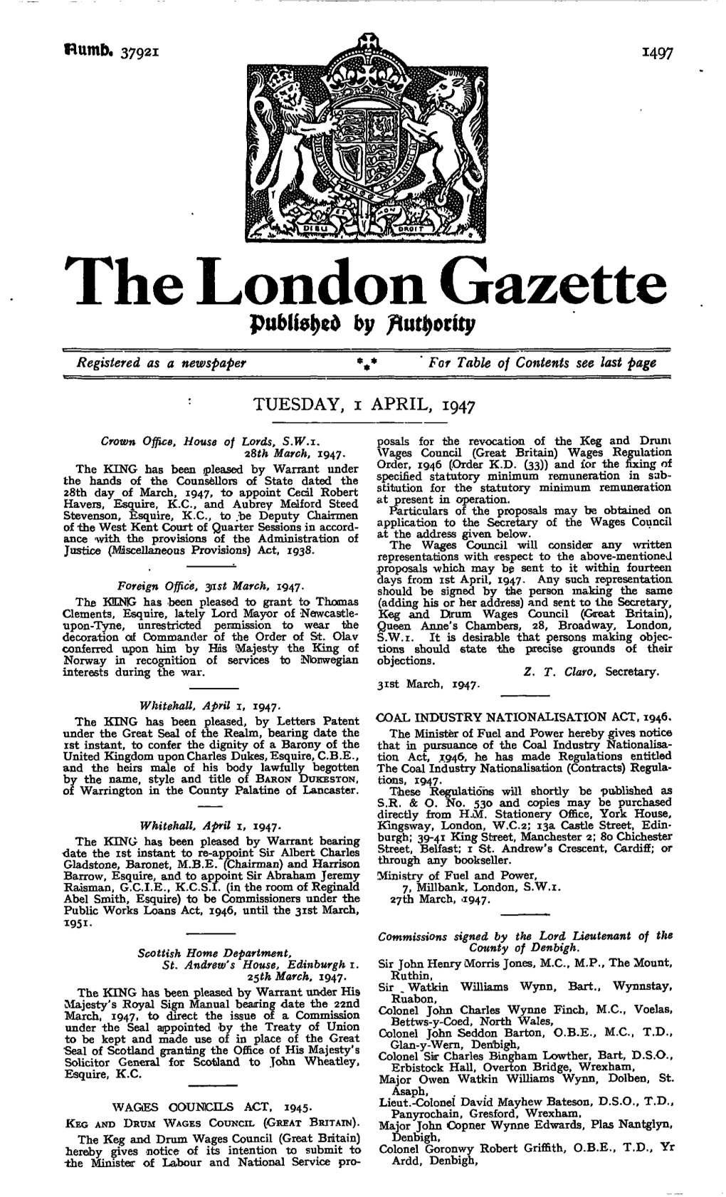 The London Gazette By