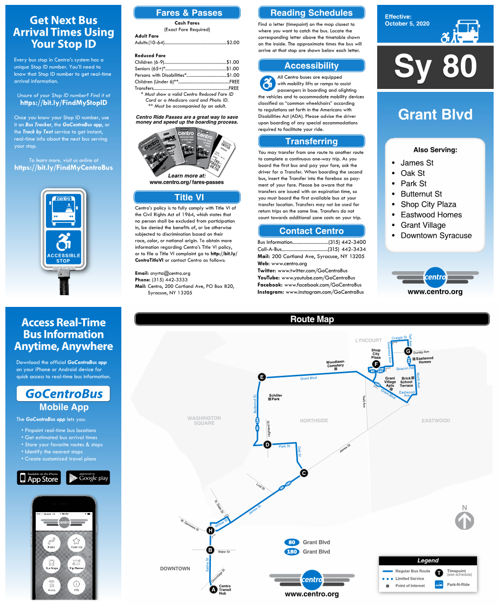 Grant Blvd It on Bus Tracker, the Gocentrobus App, Or Money and Speed up the Boarding Process