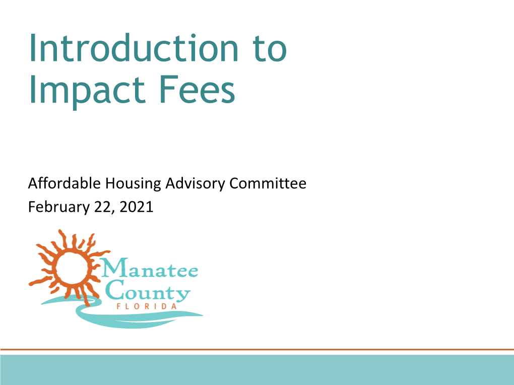 Impact Fee Update Study, Including a Comparisons to the 2015 Impact Fee Study