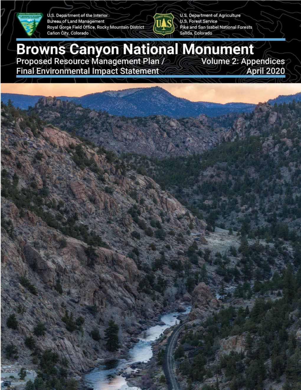 Appendices, Browns Canyon National Monument
