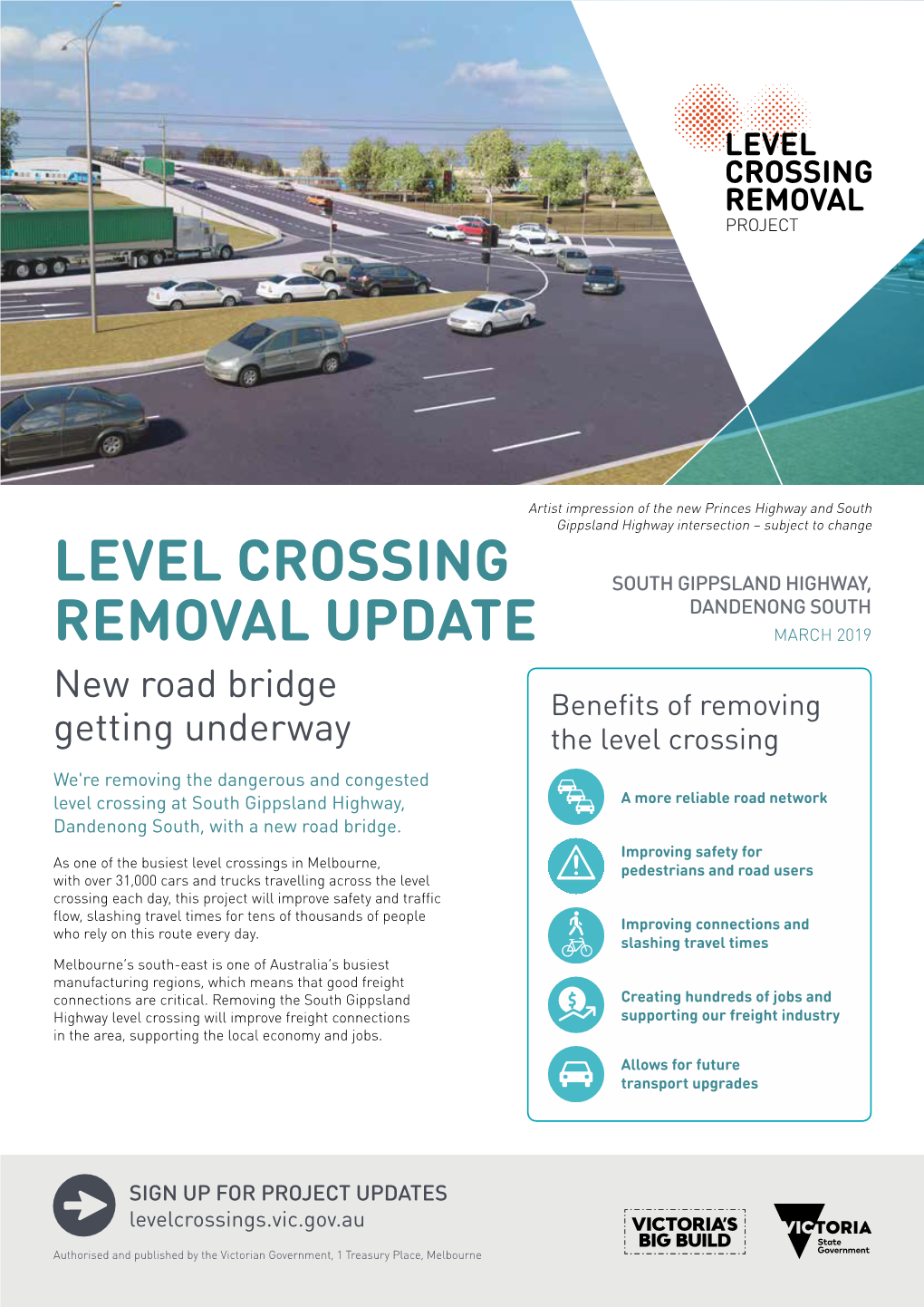 Level Crossing Removal Update