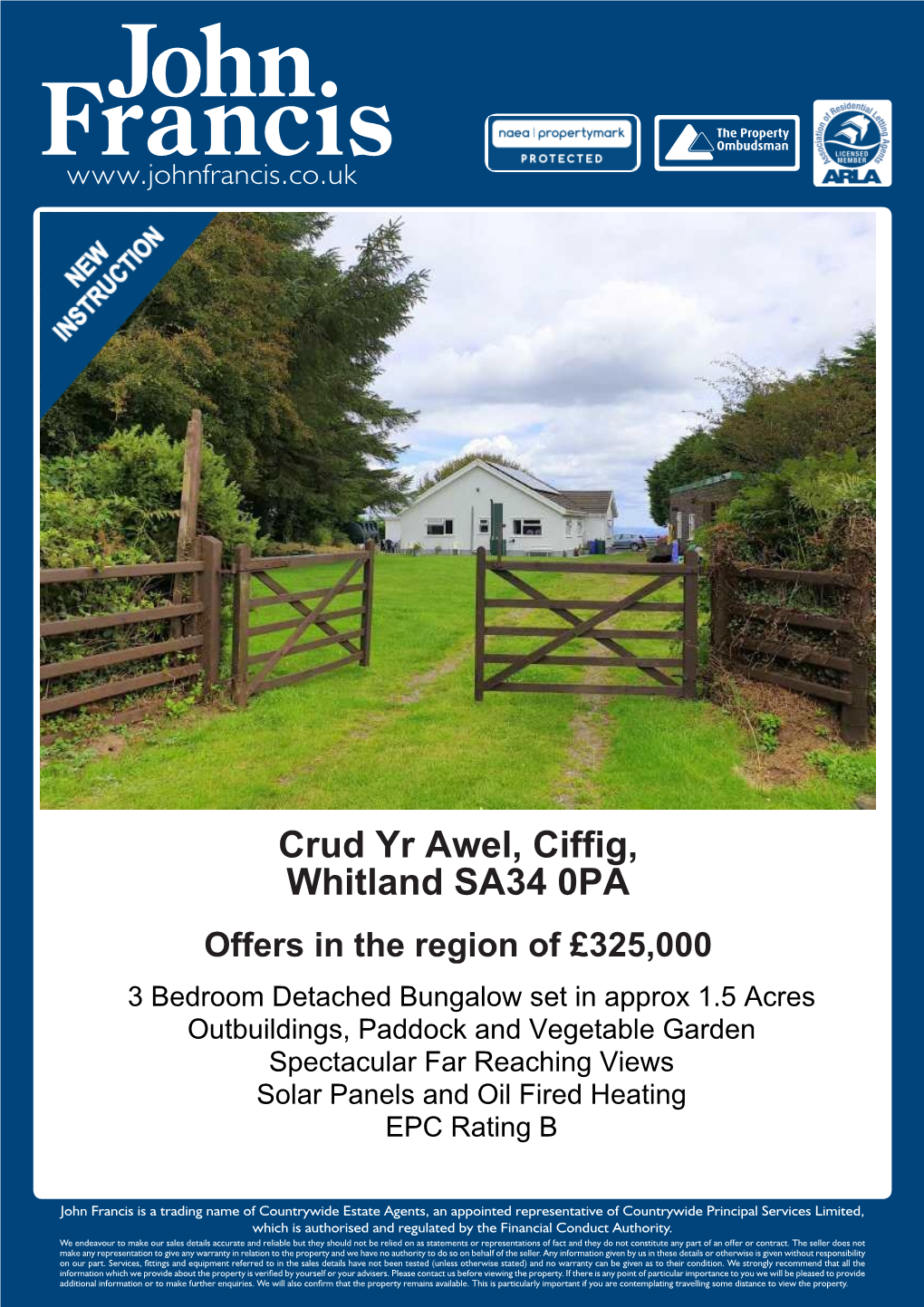 Crud Yr Awel, Ciffig, Whitland SA34