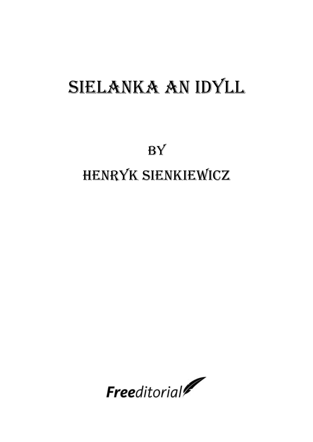 Sielanka an Idyll