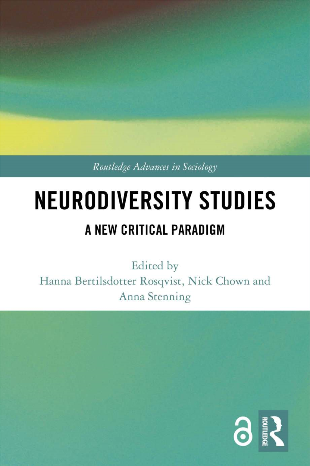 Neurodiversity Studies