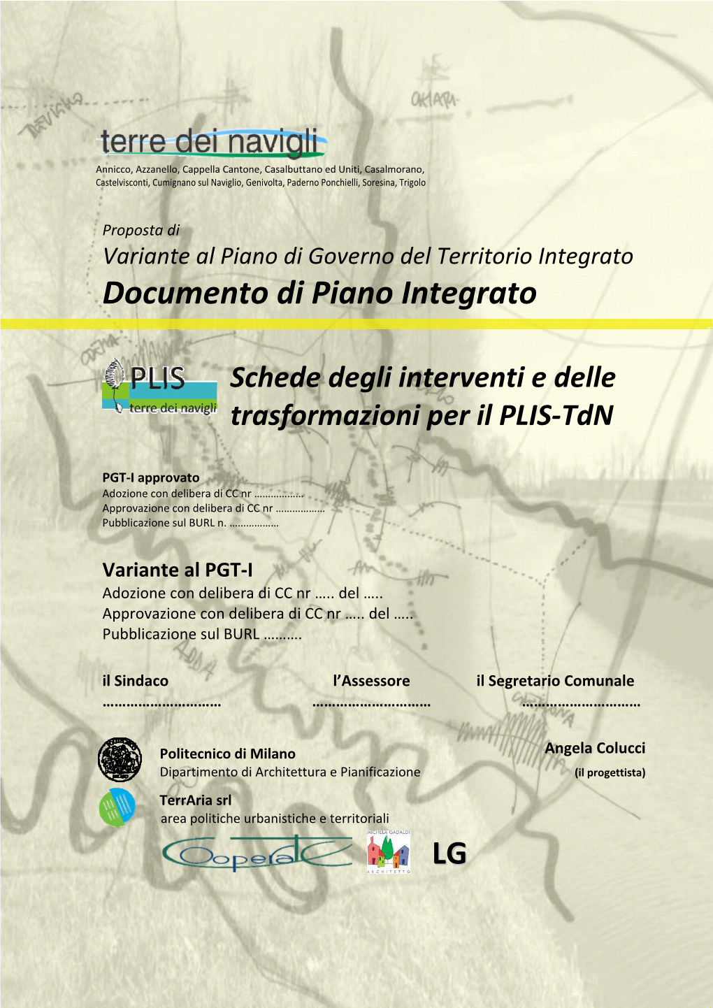 Schede Degli Interventi E Delle Trasformazioni Per Il PLIS-Tdn