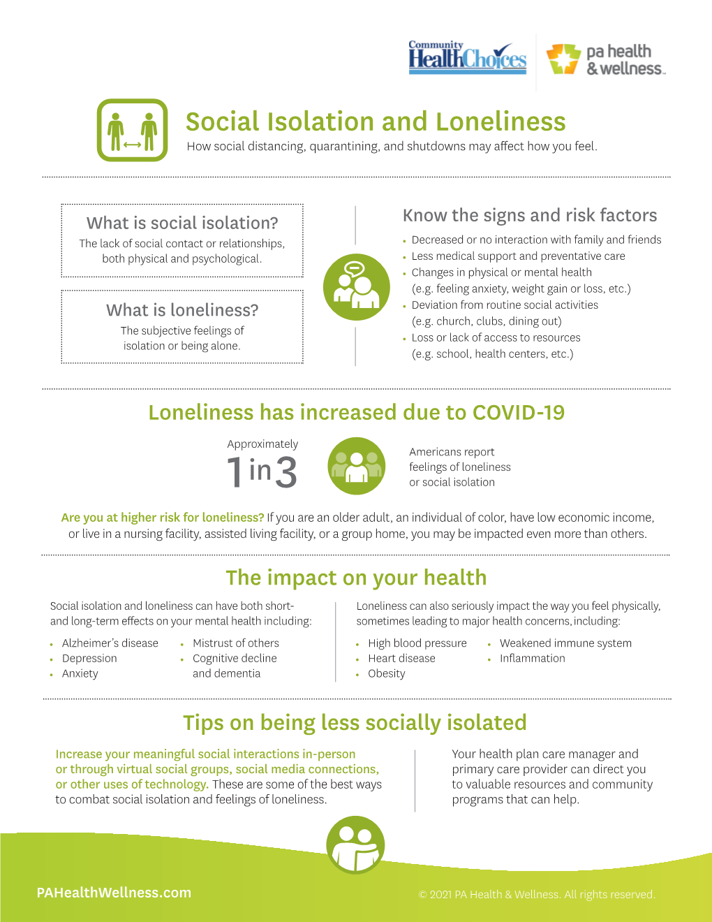 Social Isolation and Loneliness How Social Distancing, Quarantining, and Shutdowns May Affect How You Feel