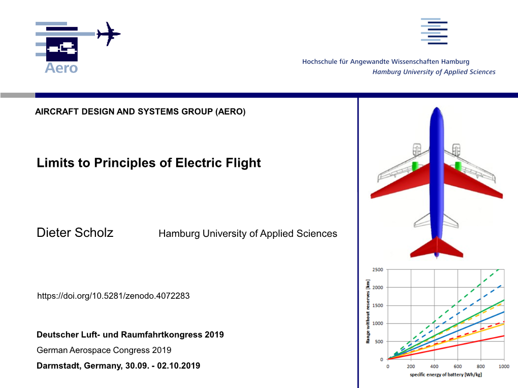 Limits to Principles of Electric Flight