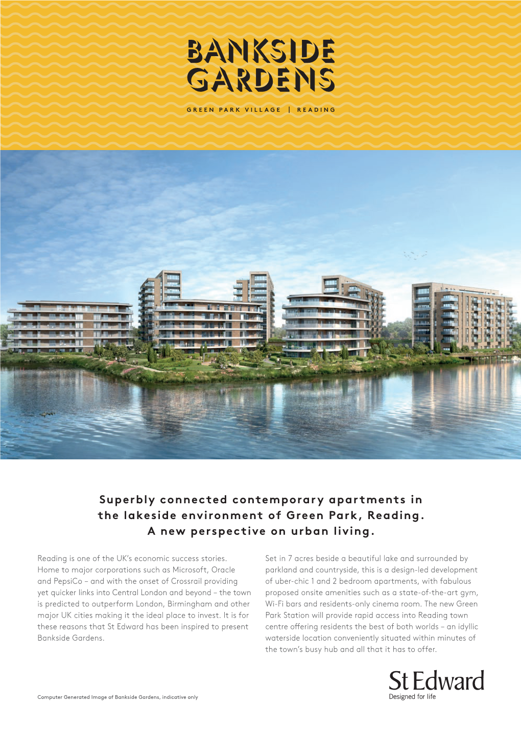 Superbly Connected Contemporary Apartments in the Lakeside Environment of Green Park, Reading