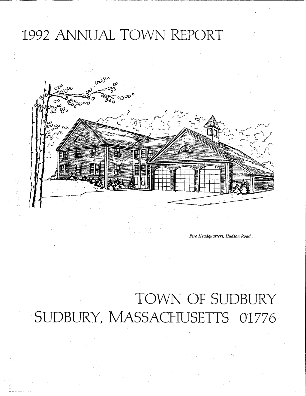 1992 Annual Town Report